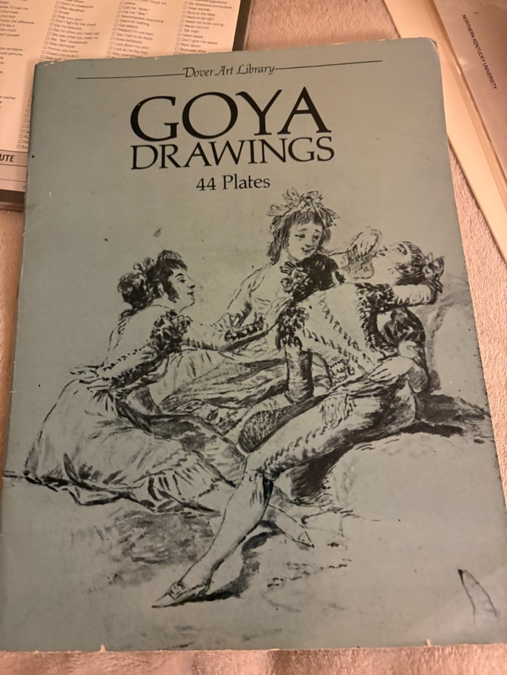 Vintage Goya Drawings 44 Plates Art Book
